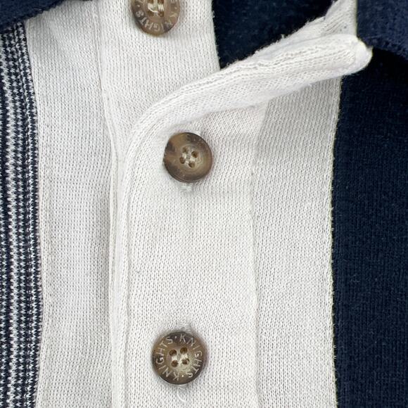 90s collared sweatshirt color block 1990s vintage XLT - Picture 4 of 9